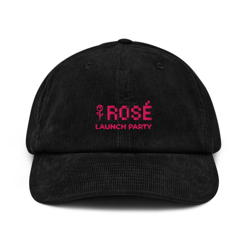 Vineyard Corduroy Cap — Black